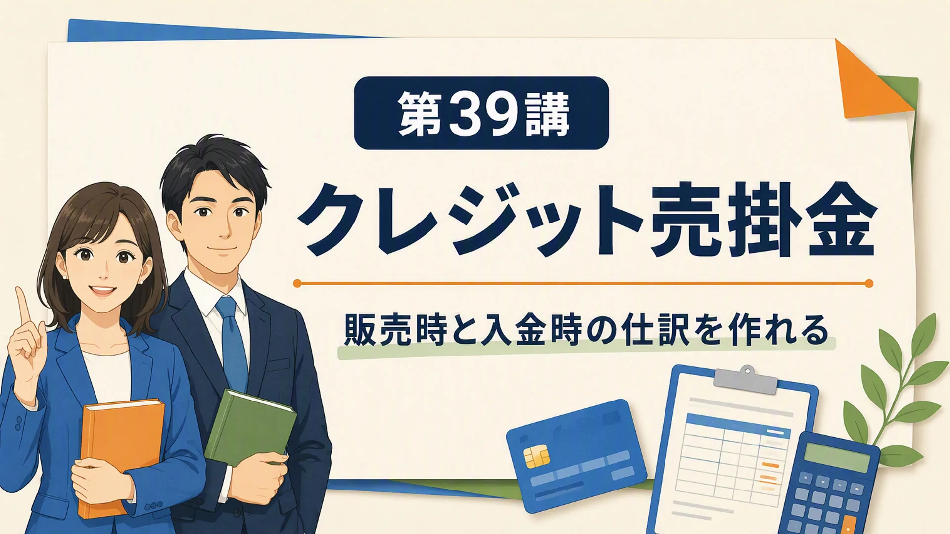 講義「クレジット売掛金」の表紙