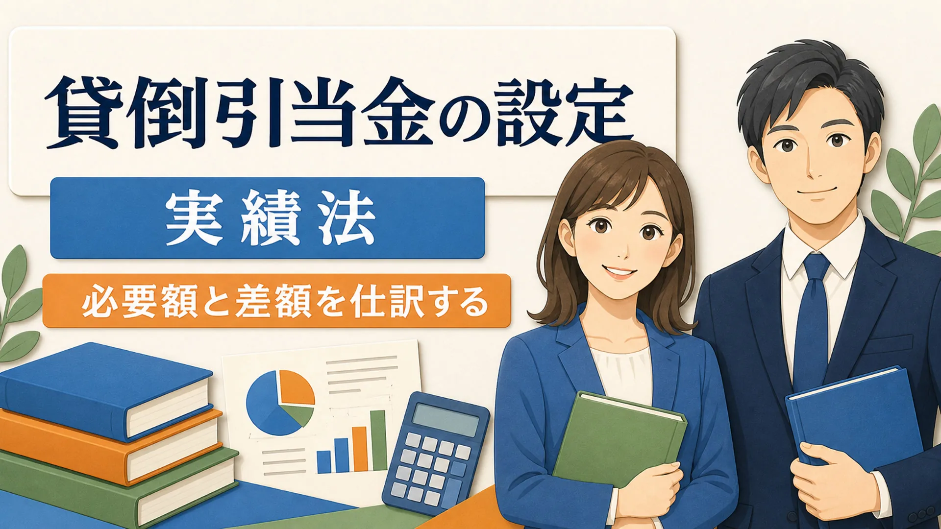 講義「貸倒引当金の設定」の表紙