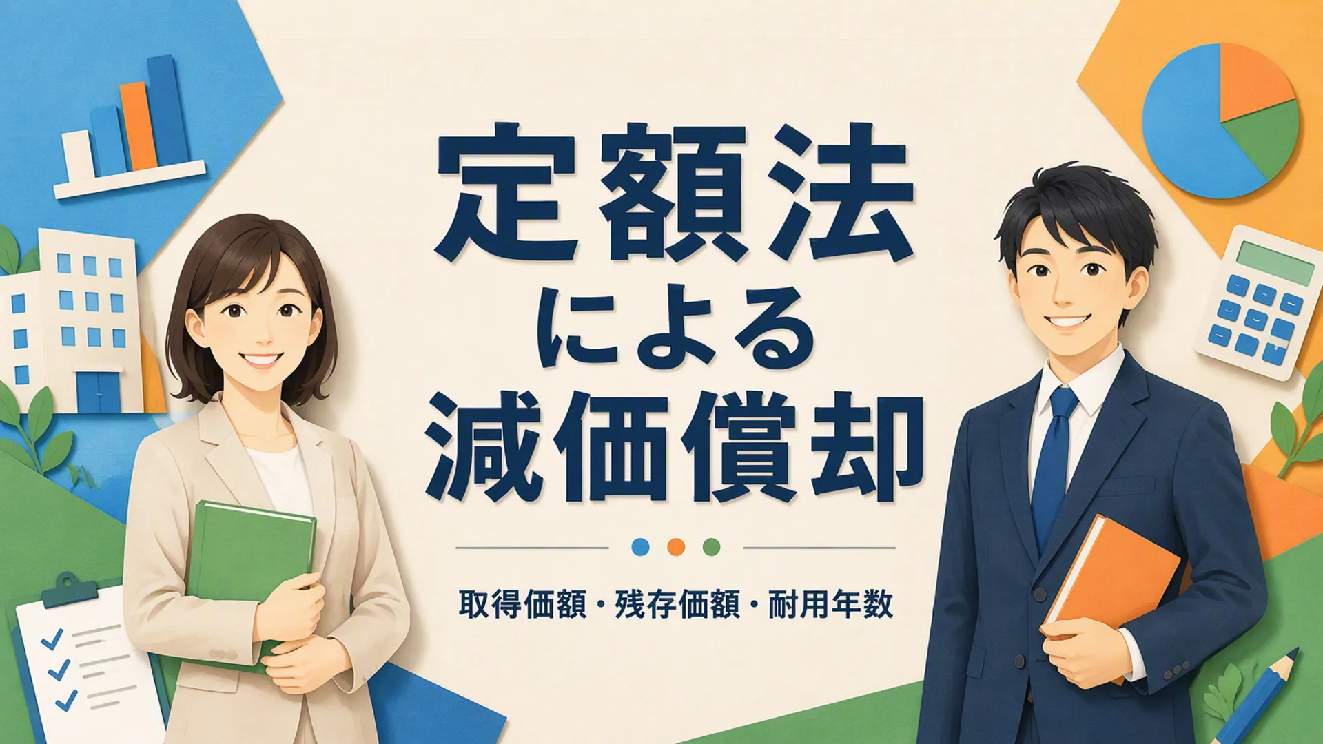 講義「定額法による減価償却」の表紙