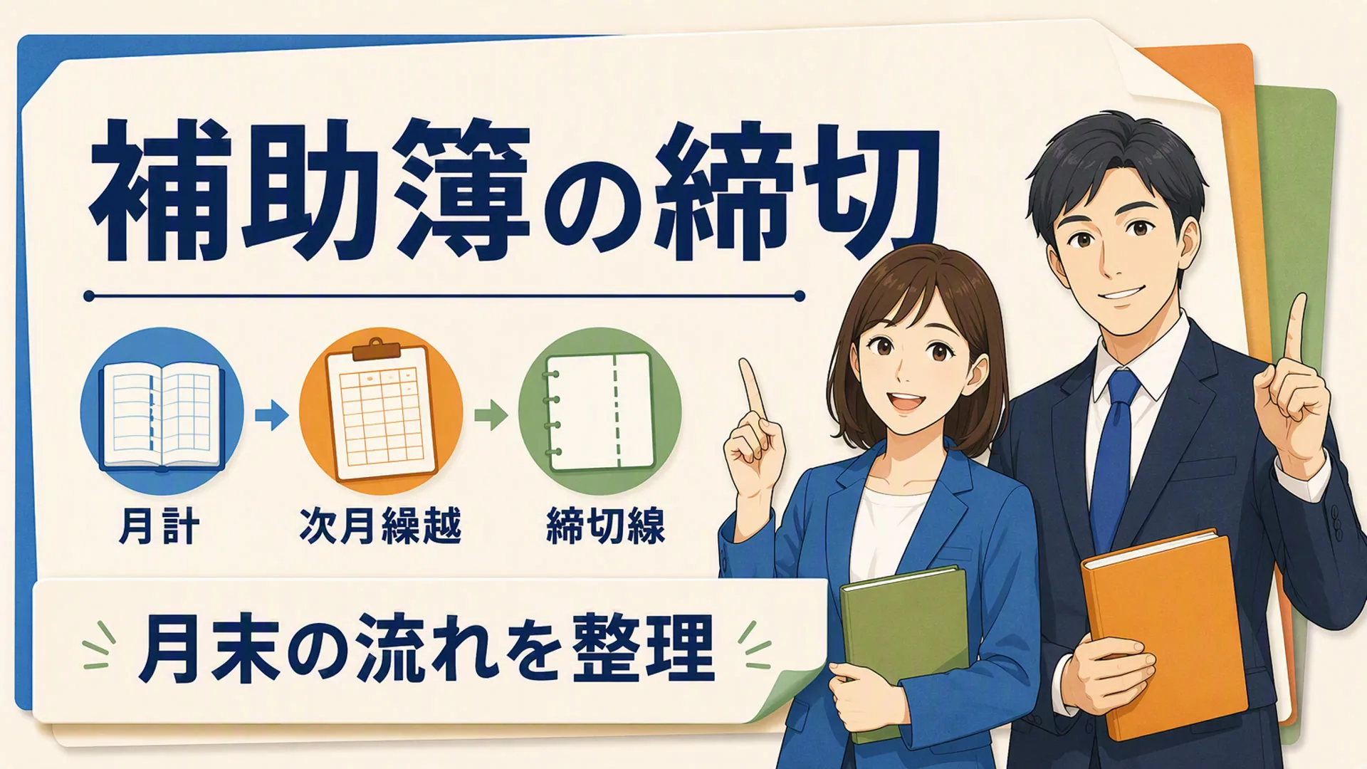 講義「補助簿の締切」の表紙