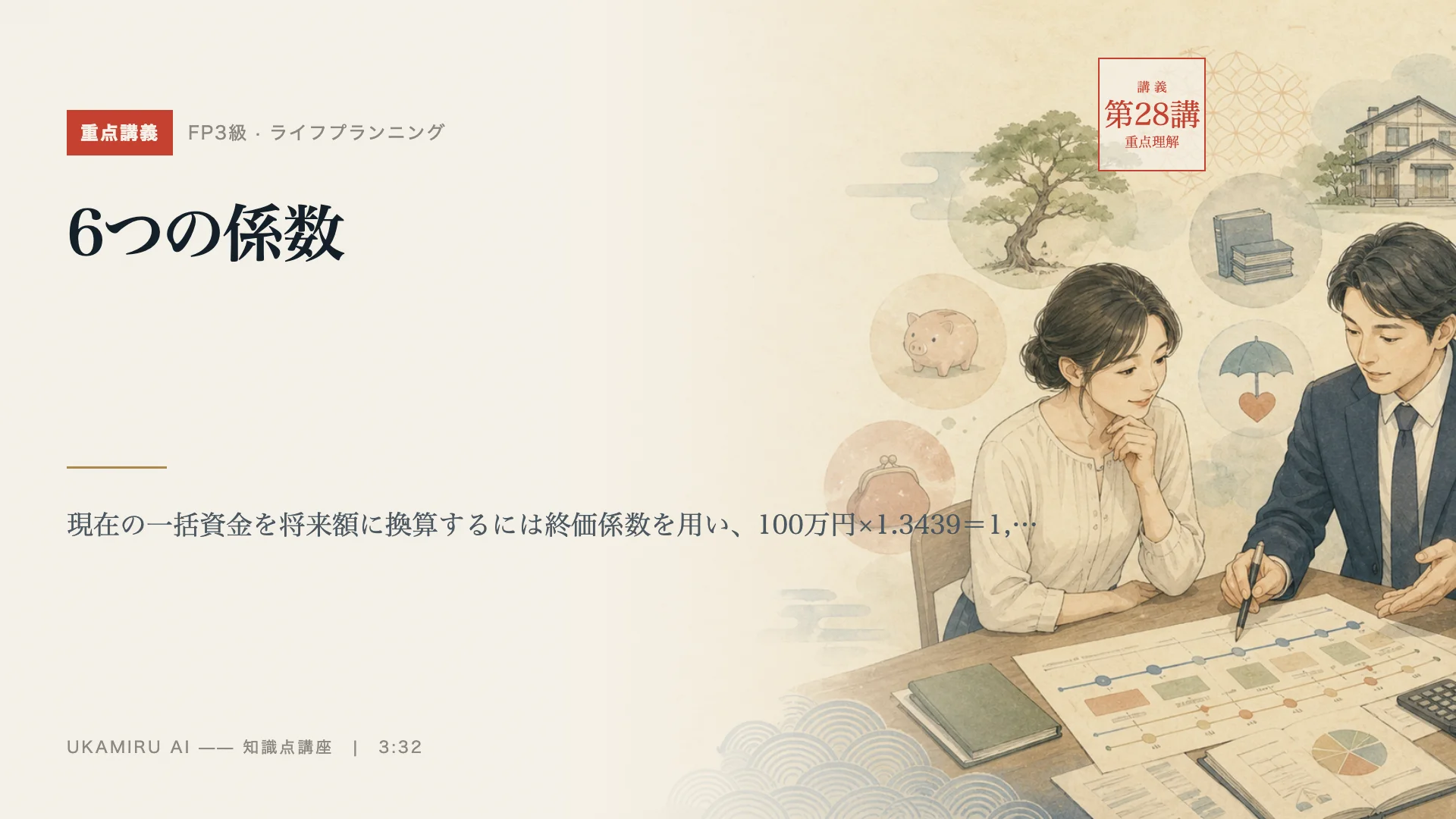 第28講「6つの係数」の表紙