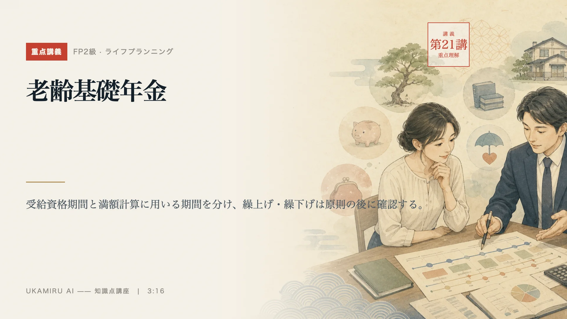 第21講「老齢基礎年金」の表紙