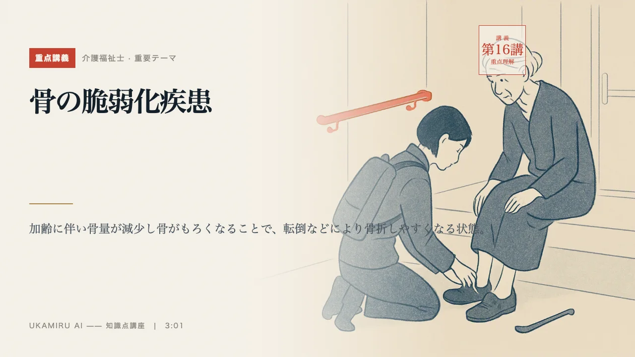 第16講「骨の脆弱化疾患」の表紙