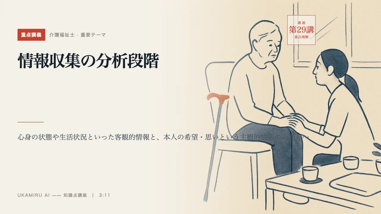 第29講「情報収集の分析段階」の表紙