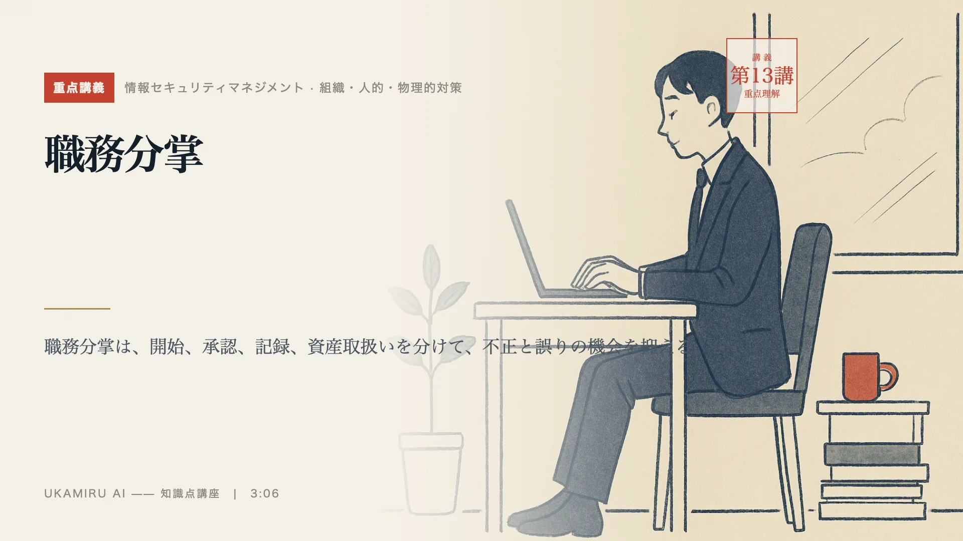 第13講「職務分掌」の表紙